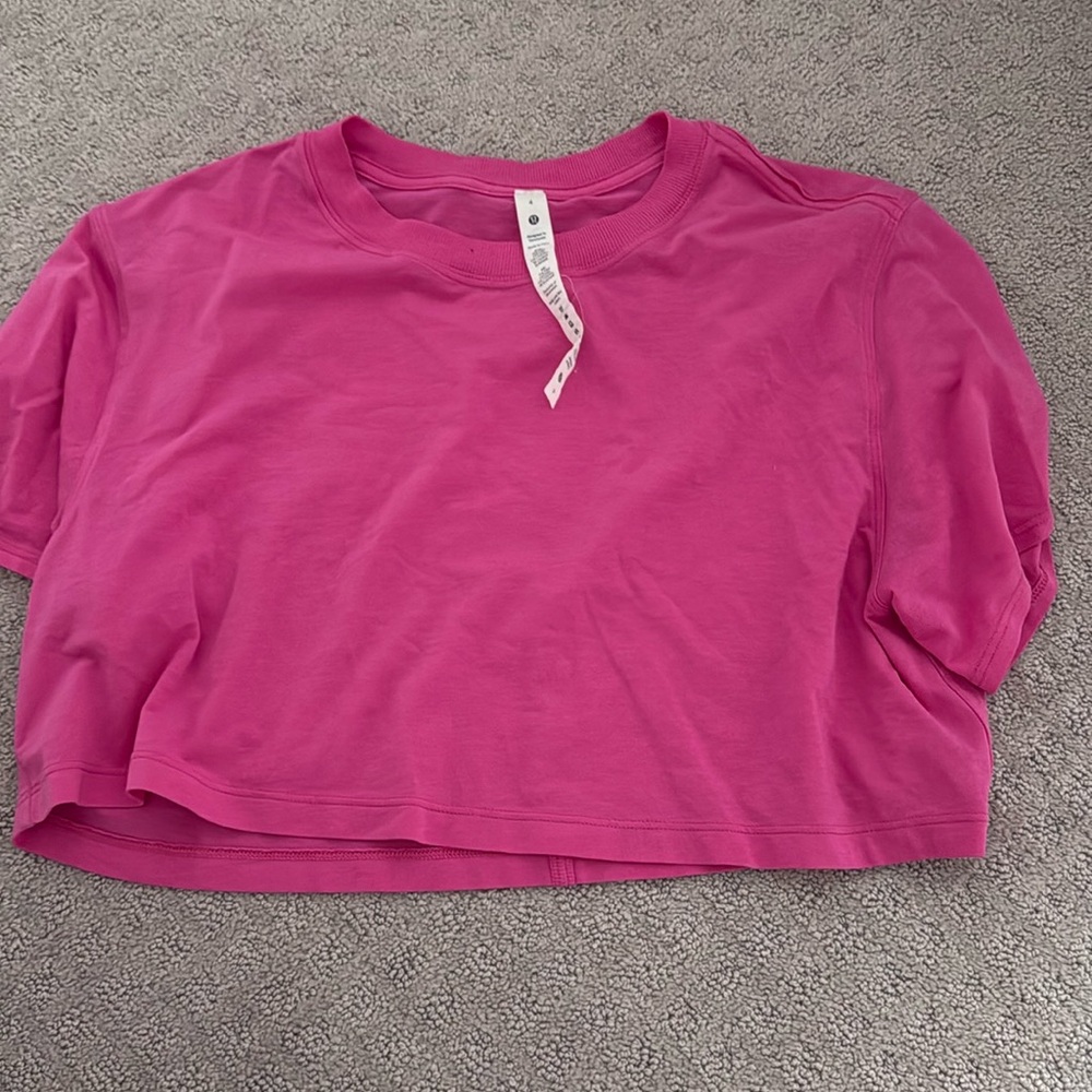 Lululemon all yours cropped t shirt